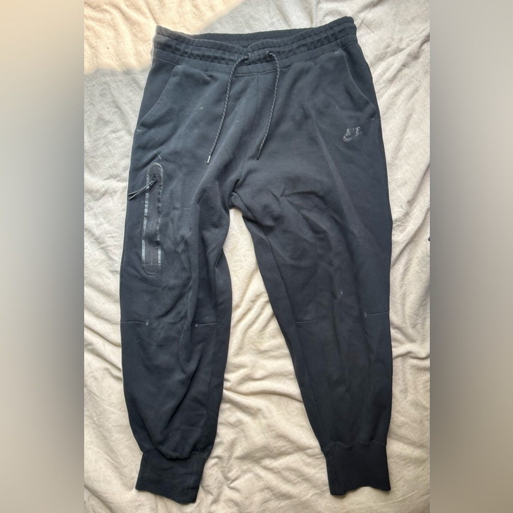 Nike Black Joggers with Zippered Pocket